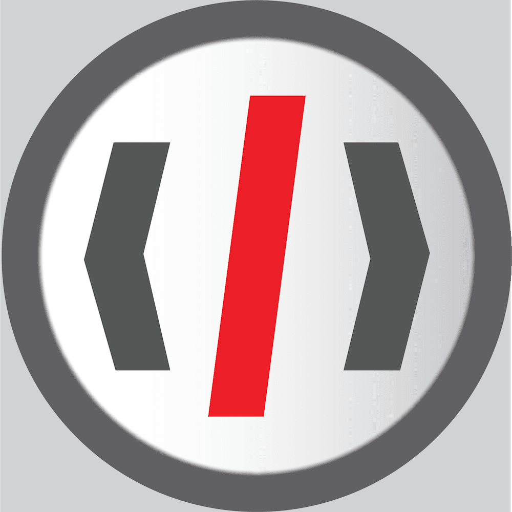 Circle Logo Icon gray small