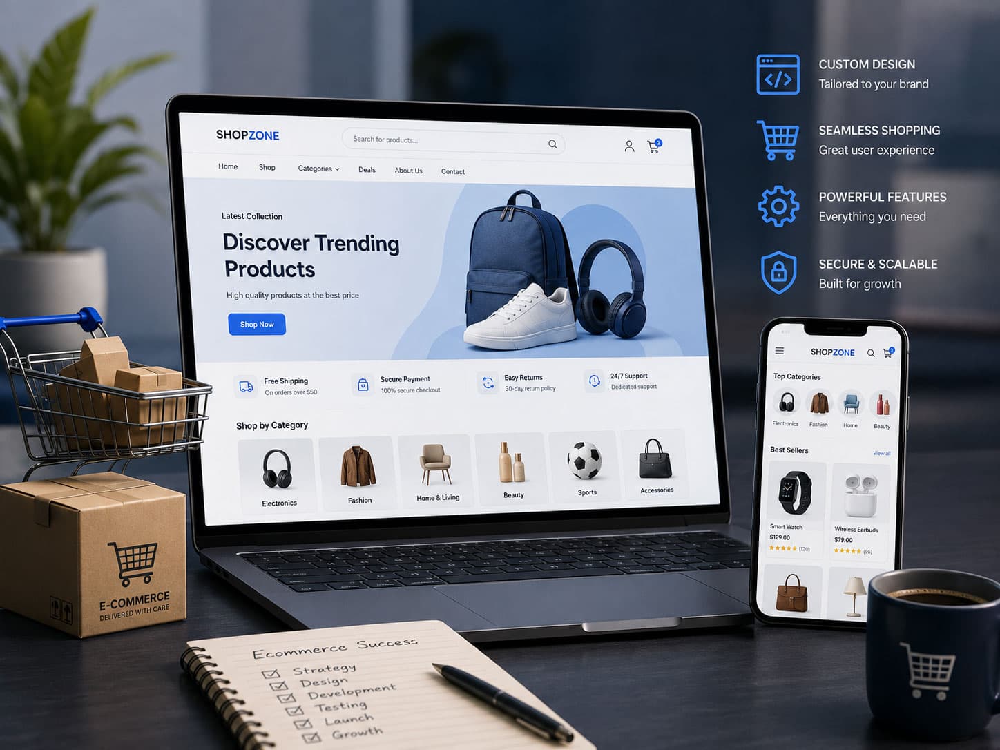 custom ecommerce